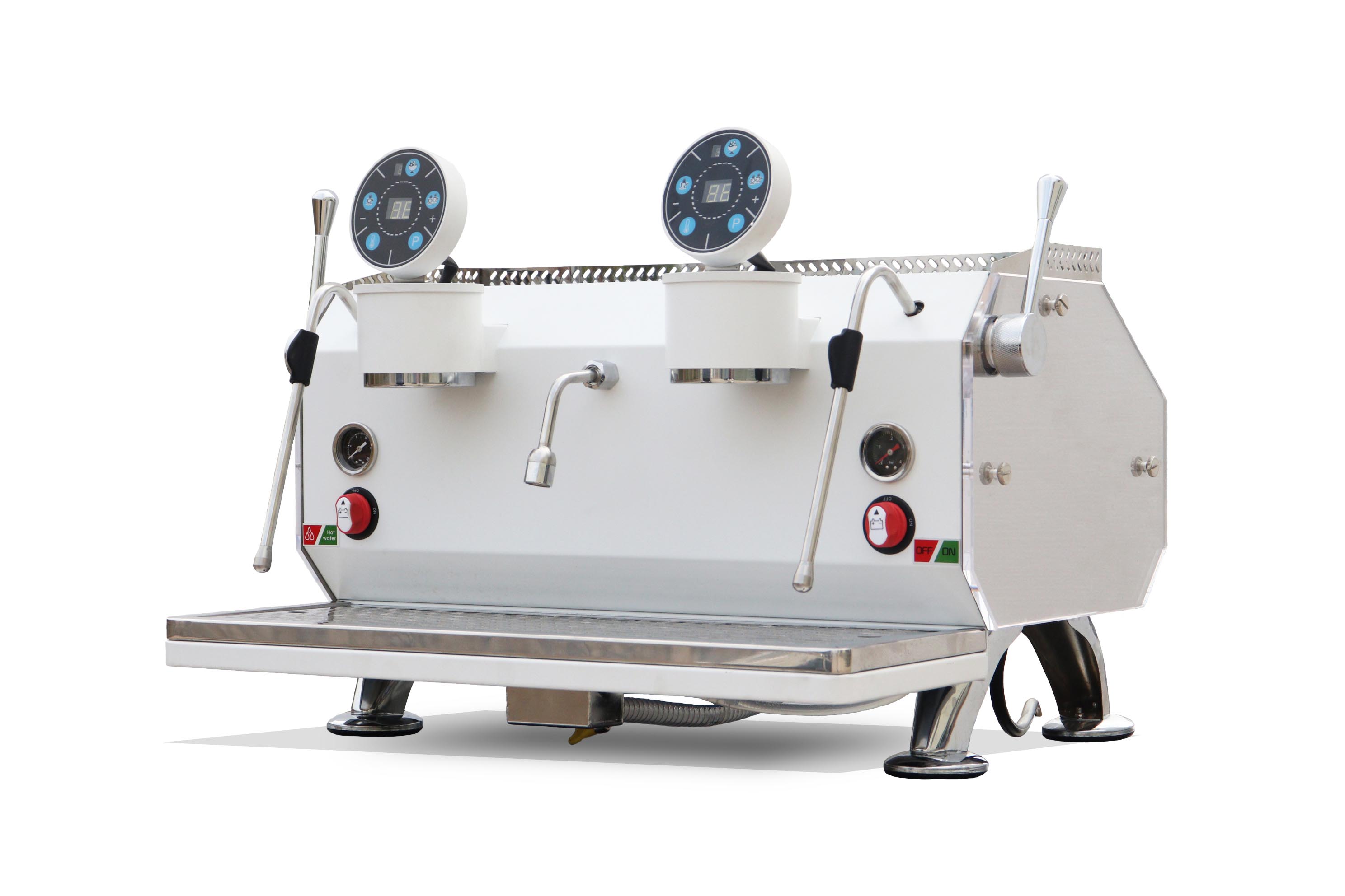 Stainless Steel Gep Commercial Coffee Maker for Double Group 660*560*450mm Dimensions