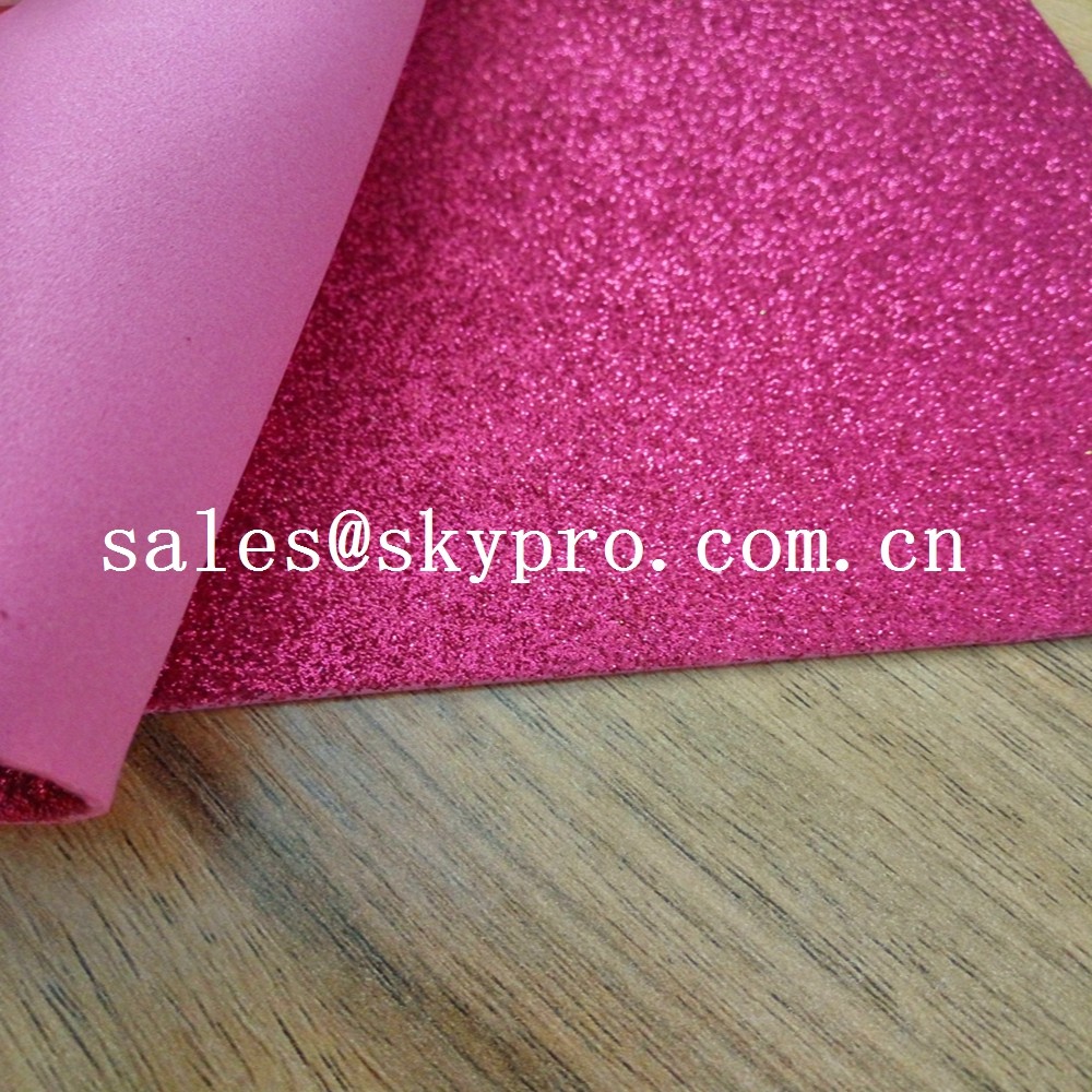2mm Thickness EVA Glitter Foam Sheet OEM School Lightweight Foam Sheet Comfortable