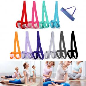 Wholesale Gym Yoga Props Adjustable Yoga Mat Strap Mat Sling Carrier Shoulder Belt Exercise from china suppliers