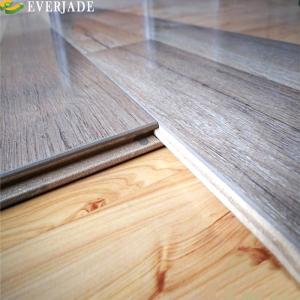 China 12mm Wood Look Plastic Laminate Flooring with ISO9001 / ISO14001 / CE Certification on sale