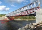 Dip Hot Galvanized Steel Pedestrian Bridge Surface Protection Light Gray Color