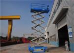 Steel Structure Rough Terrain Forklift , Hydraulic Platform Lift 13M High