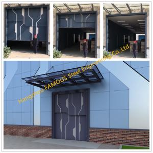 China Sectional Lift Door Vertical Panel Lifting Industrial Sectional Door For Garage Use on sale