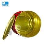 Outdoor Cooking Food Tin Box , Metal Tinplate Round Tin Containers Customized