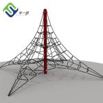Outdoor Playground Climbing Net 4mx4m Pyramid Rope UV Resistant For Kids