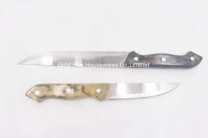 Wholesale Heavy duty kitchen straight knife with comfortable handle grip multi-purpose cutting knife for meat fish chicken from china suppliers