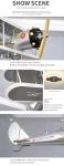 Creative Led Children's Aircraft Lamp Boy Bedroom Room Lamp Modern Personality