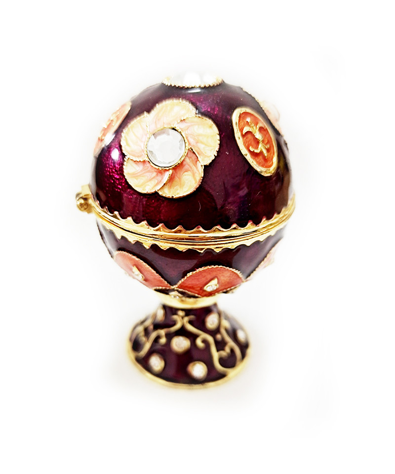 Faberge Egg Trinket Box Faberge Egg Trinket Box Egg Shaped Jewelry Box for Women Egg Trinket Box Gift Birthday Gifts