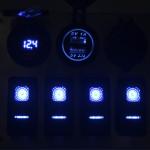 4 Gang USB Charger IP65 Universal Rocker Switch Panel