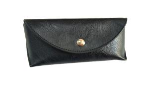 Wholesale Vintage Leather Sunglasses Case With Button/ Pouch Bag For Reading Glasses from china suppliers