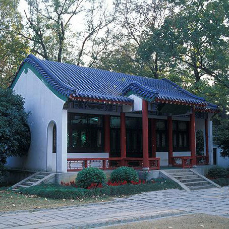 Asian style blue glazed Chinese entrance tiles for archway roof