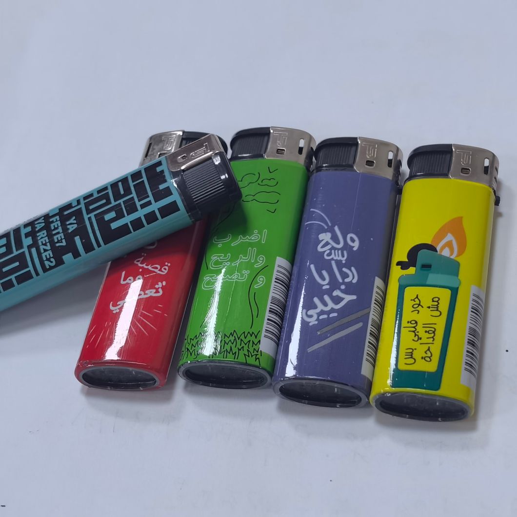 ISO9994 Low Price Market Plastic Lighter Cheap Smoking Electronic Smoking Cigarette Lighter with Custom Logo