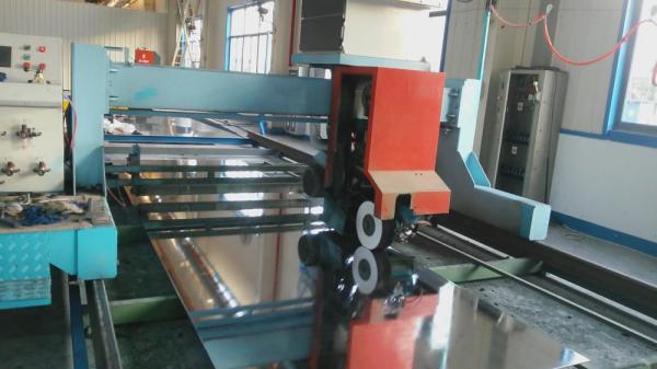 Customized Stainless Steel Sheet Polishing Machine For 300mm ~ 12000 mm Length