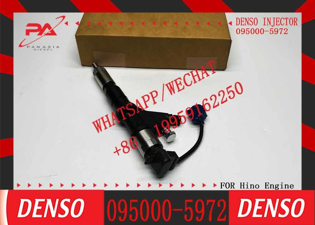 Common Rail Injector Diesel Fuel Injector 095000-5972 095000-5970 095000-5971 23670-E0360 For HINO 700 Series E13C