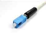 Quick Assembly Connector For Indoor Cable , Blue Optical Fiber Connectors SC /