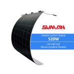 240W 300W 320W 520W 430W 520W Flexible Solar Panel for Lightweight Energy