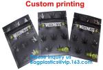 Zipper Stand Up Pouch Bags, Medicine STORAGE, Moisture Proof, Smell Proof,