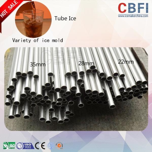 PLC Touch Screen Control Ice Tube Machine Crystal Ice Tube Maker Bitter Compressor