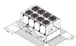 Industrial Semi hermelic Air Cooled Screw Chiller With R134a Refrigerant