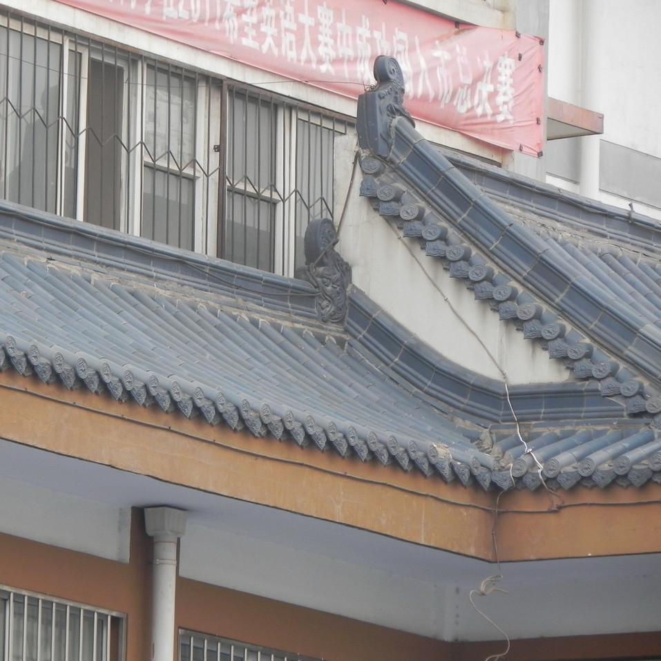 Glazed tiles Chinese decoration temple roof