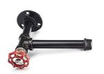 Malleable Iron Vintage Industrial Pipe Toilet Paper Holder Home Decoration