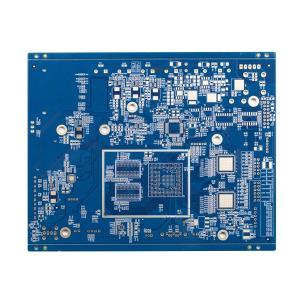 Wholesale Blue Solder Mask Quick Turn PCB Boards Prototypes 4.8mil 1.6mm from china suppliers