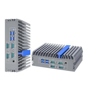 Wholesale Small Mini PC J6412 Quad Core 6 USB 4 COM 2 Lan Nano Computer from china suppliers