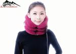 Home Portable Neck Traction Pink Full Flannel With 3 Tube Free Size