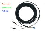 Waterproof Armoured Duplex Fiber Patch Cord Indoor 5.0mm Anti - Rat DX LC FC