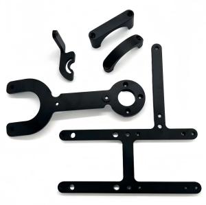 Wholesale Aluminum 6061 CNC Machining Black Anodized Alumina Parts With Tolerance ±0.01mm from china suppliers