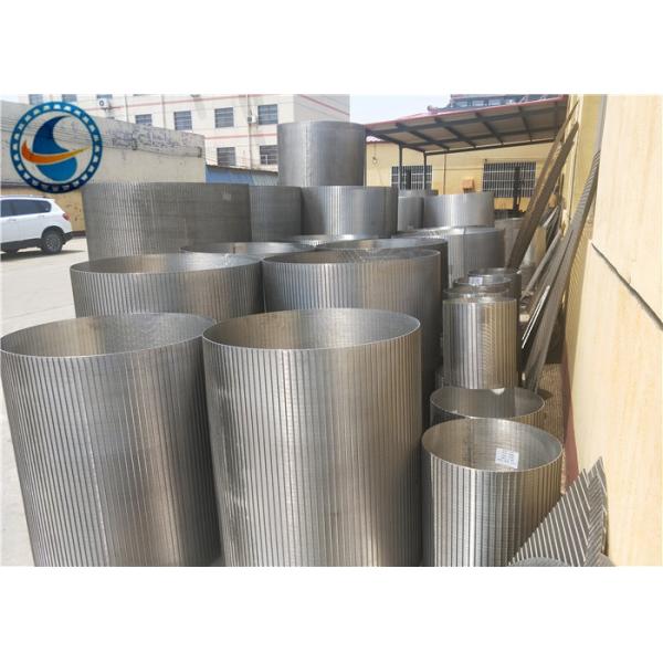 Stainless Steel Reverse Wedge Wire Screen For Waste Water Treatment