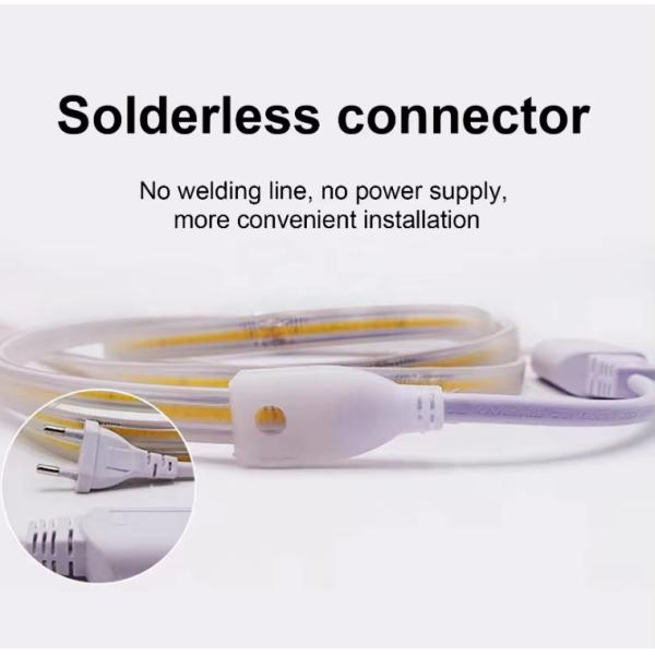 Flexible COB LED Strip Light 288 LEDs High Voltage 110V 220V 2700K 3000K 4000K 6000K IP65