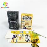 Glossy shiny OEM design logo printed paper card box gift cosmetics eyelash