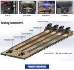 Entertainment Custom Bowling Lanes Alley Amf Equipment With Tenpin String