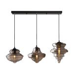 E27 Single Kitchen Blown Glass Pendant Light Modern Chandelier 27 X 43cm