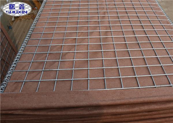 Defensive HESCO Barriers Blast Wall Against Explosions Oxidation - Resisting