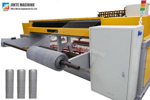 China 380V Hexagonal 3300mm Wire Mesh Fence Making Machine on sale