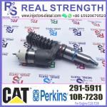 Diesel engine fuel injector 291-5911 excavator C18 diesel engine spare parts 291