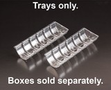6 blister tray clear macaron plastic packaging container boxes & reusable macaron trays with 0.55 mm clear food grade PET
