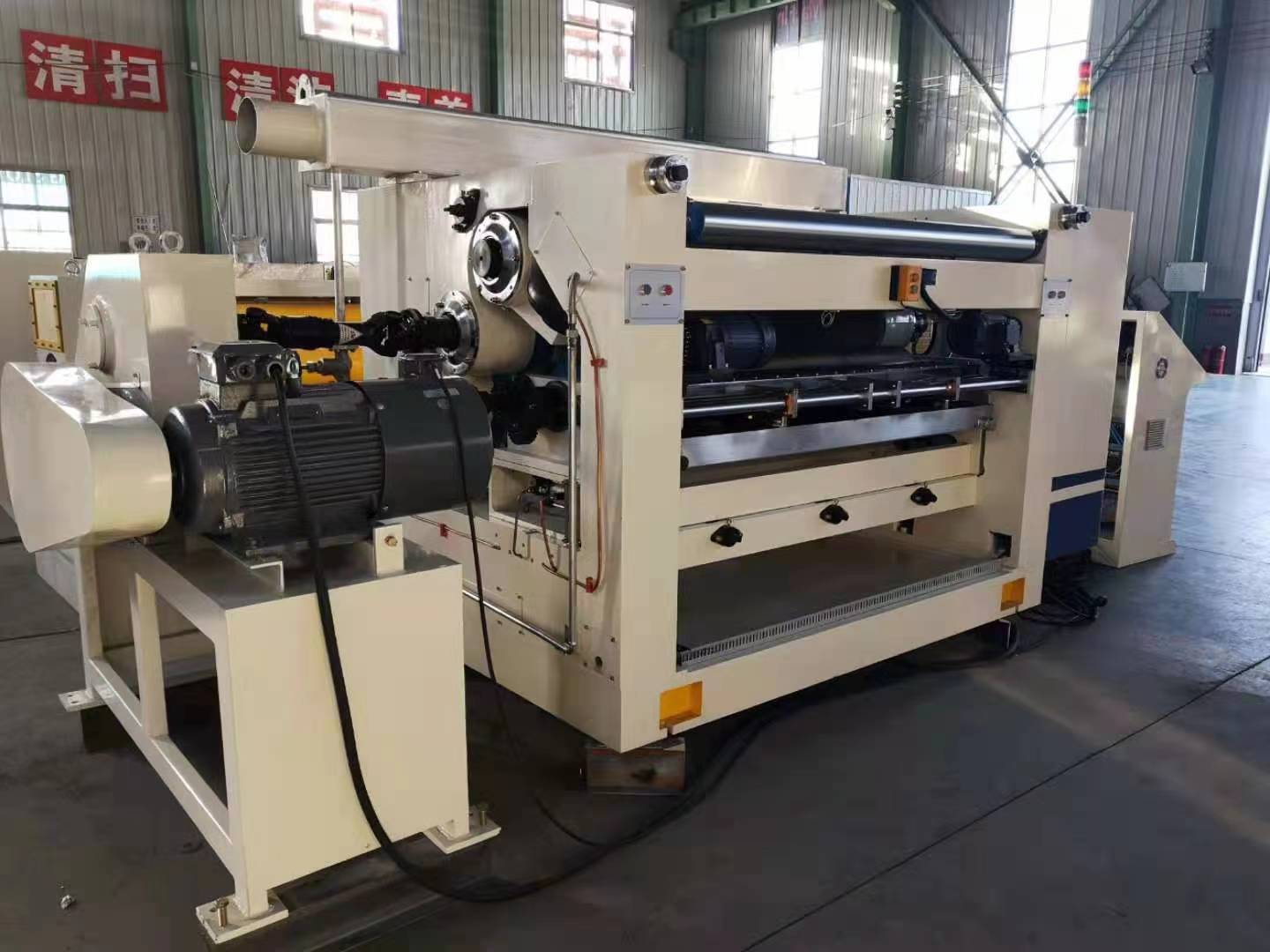 Packaging Line for 1600-2500mm Width Stainless Steel 3/5/7ply Corrugated Cardboard Cube Type Single Facer 380V