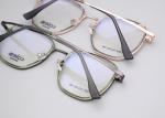 Brown Blue Light TR Black Metal Glass FrameGlasses Stylish Design Unisex