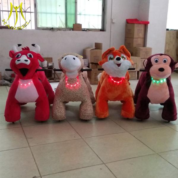 Hansel shopping mall indoor rides electric animal scooters for amusement park