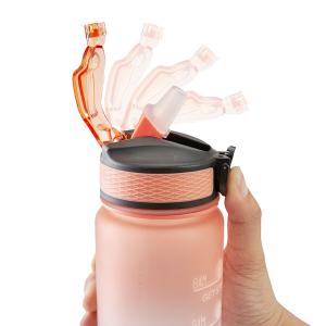 Wholesale Gradient Motivational Gallon Water Bottle Tritan Sippy With Straw from china suppliers