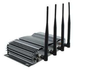 Wholesale Indoor Omni-directional Ellular Phone Signal Jammer 33dBm 4Band Blocker from china suppliers