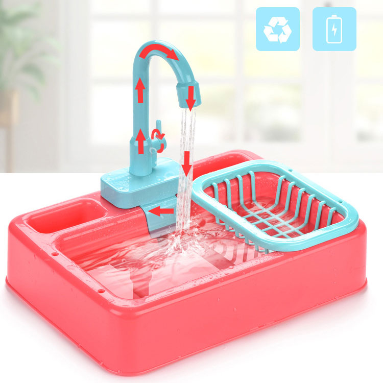 Electric Dishwasher Playing Toy Kitchen Toys Set for Boys Girls Age Range 2 to 4 Years