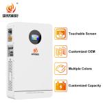 Lifepo4 25.6V Solar Battery Inverter Hybrid Solar Power Wall Mounted Battery