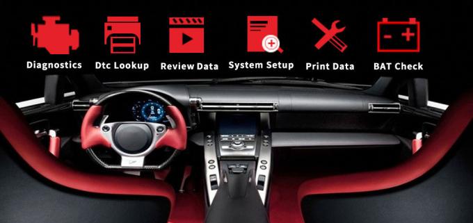 KW818 OBD2 And Can Scanner / Universal Car Engine Diagnostic Machine