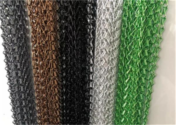 SGS 1.6mm Hanging Metal Mesh Curtains Room Divider Corrosion Resistant