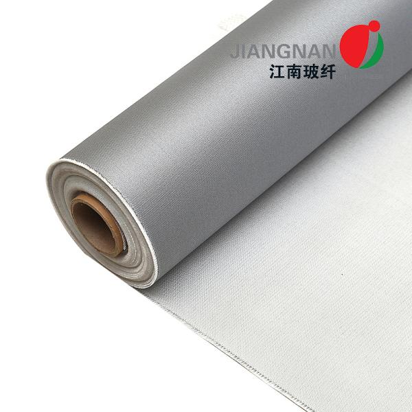 15 Oz One Side Silicone Coating Rubber Silicone Fiberglass Fabric For Insulation