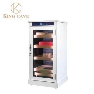 Wholesale Precision Digital Temperature Control Wine Fridge Humidor White Cigar Fridge from china suppliers